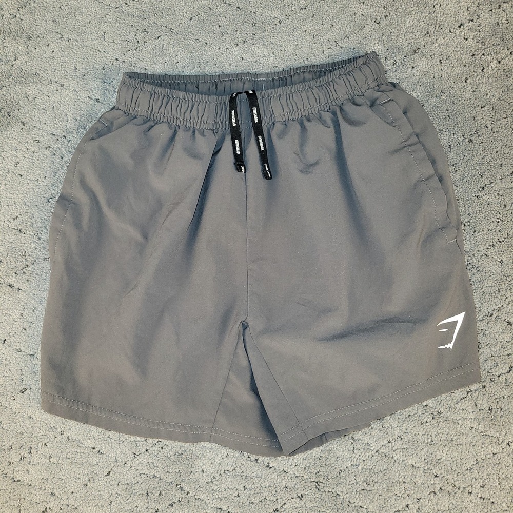 Gymshark Shorts Mens XS Gray Arrival 5 Pull On 5" Drawstring Running Gym Workout
